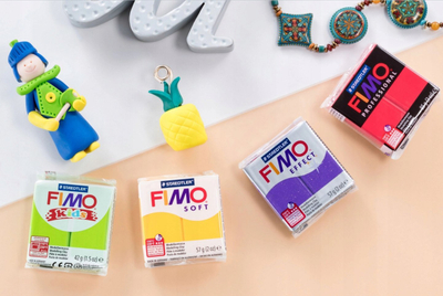 Argjilë modelimi FIMO Effect Galaxy White, 57g, e bardhë