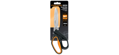 Gërshërë Fiskars, 26cm, zezë/ portokalli