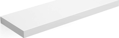 Raft muri VASAGLE, që rri pezull 60 cm, MDF, i bardhë