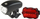 Set dritash biçiklete Luce Fanali JY-286 JY-400T, LED, e zezë kuqe