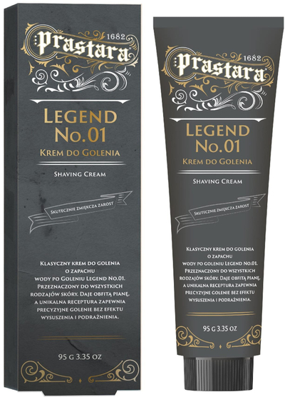 Крем за бричење Prastara Legend No.01, 95g, еко формула