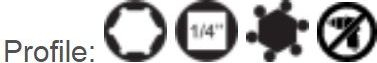 Çelës gedor socket UNIOR 1/2", 17 mm, krom vanadium