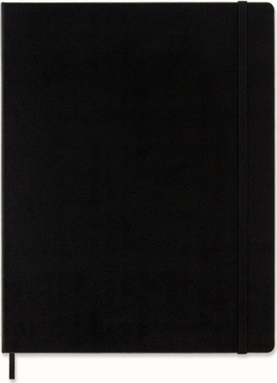 Fletore Moleskine Pro Collection, format 8.5" x 11", me vija, kapak i fortë, e zezë