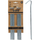 Kunj për çadër RedCliffs Tent Peg, 23cm, set 10 copë, metalik