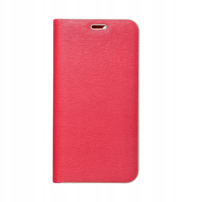 Këllëf libri OEM LUNA Book për Xiaomi Redmi Note 14 4G, me magnet, me xhep mrena, i kuq