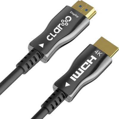 Kabllo HDMI Claroc AOC 2.0, 100m, 4K 60Hz, e zezë