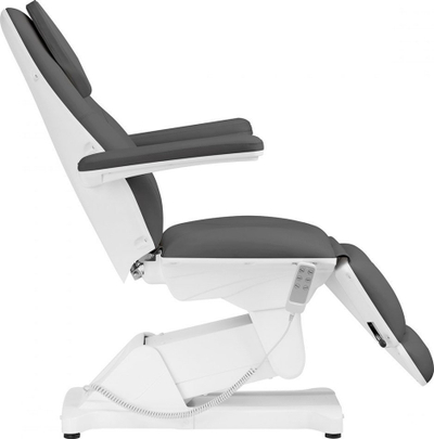Karrige kozmetike elektrike Sillon Basic, 3 motorë, lëkurë sintetike, gri