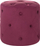 Tabure COROLLA Red Velvet, rrethore, kadife, e kuqe