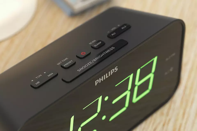 Orë radio Philips TAR3306/12, FM Alarm, e zezë