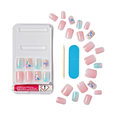 Thonj artificialë Kiss Gel Fantasy Allure, 28 copë