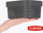 Kuti organizuese Curver Openwork, 1.4L, plastike, gri e errët