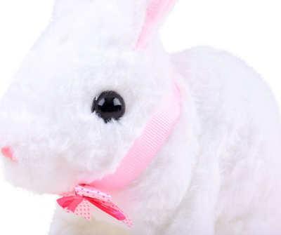 Set lodrash Interactive Bunny ZA3554, lepurush interaktiv, çantë pelushi, rozë