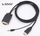 Kabllo Savio HDMI - D-Sub (VGA) + Jack, 3.5 mm, 1.8 m, i zi