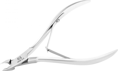 Gërshërë kutikule Activeshop Ocho Pro Nippers 03, 3.5mm, çelik kobalti, gri mat