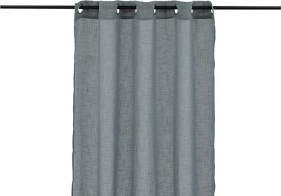 Perde dritareje Venture Home Kaya, 240x140 cm, poliestër, gri e çelët