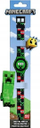 Orë dixhitale për kalamaj Coriex Minecraft Creeper, me ekran dixhital, plastike, jeshile