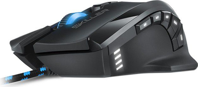 Maush gaming Sharkoon Skiller SGM1, me kabllo, RGB, i zi