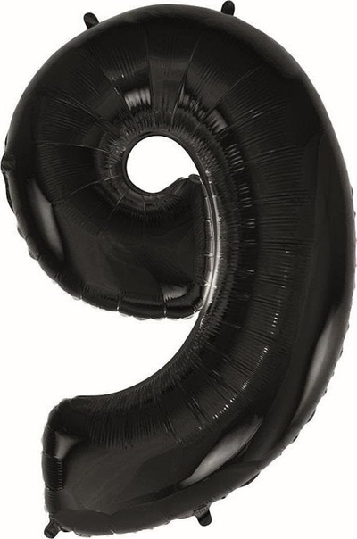 Balonë heliumi GoDan Beauty and Charm 9, 92cm, e zezë