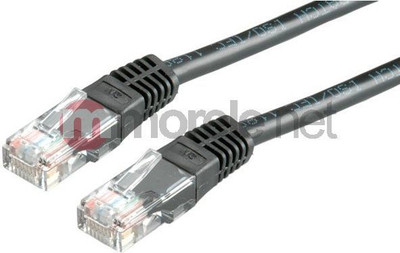 Kabllo rrjeti Value, RJ-45 - RJ-45, 2 m, e zezë