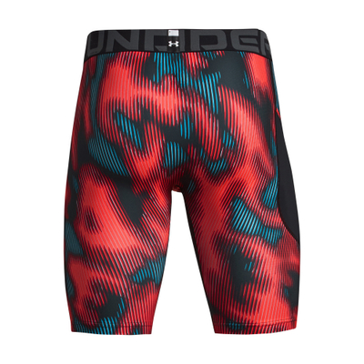 Pantallona të shkurtra Under Armour Heatgear Printed Long, për meshkuj, koral