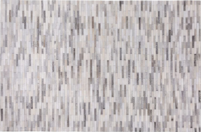Tapet Beliani AHILLI, lëkurë natyrale, 160x230 cm, gri