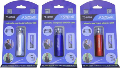 Karikues portabel Xtreme 75-810 për telefona GSM, metalik