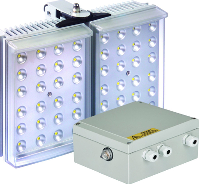 Prozhektor LED Raytec Raylux 200, rreze 200 m, dritë e bardhë, ngjyrë argjendi