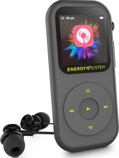MP4 плеер Енерџи Систем Хенди Блутут, 16GB, 1.54", сив