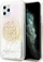 Kapak telefoni Guess Liquid Glitter Circle Logo për iPhone 11 Pro, PC + TPU, argjend