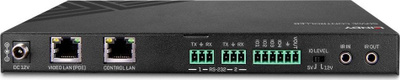 Kontroller AV mbi rrjet Lindy SDVoE Controller, deri 4K, lidhje me kabllo, i zi