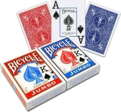 Letra loje Bicycle 2-Pack Jumbo, set me 2 kuverta, ngjyra përzi
