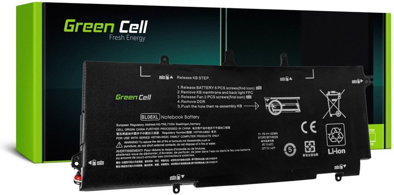 Bateria Green Cell për HP BL06XL HSTNN-DB5D EliteBook