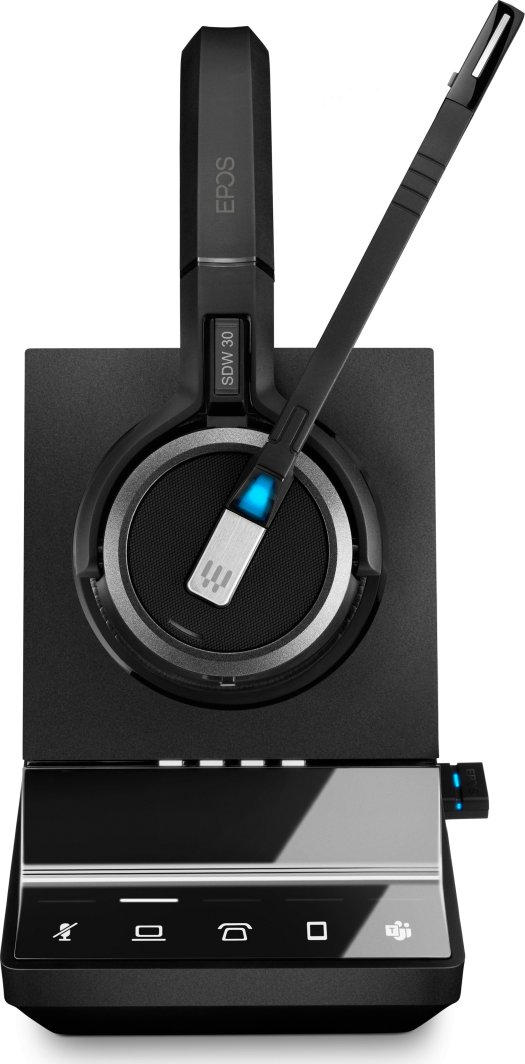 Kufje pa tela EPOS Impact SDW5036T, mono on ear, zë me anulim zhurme, e zezë