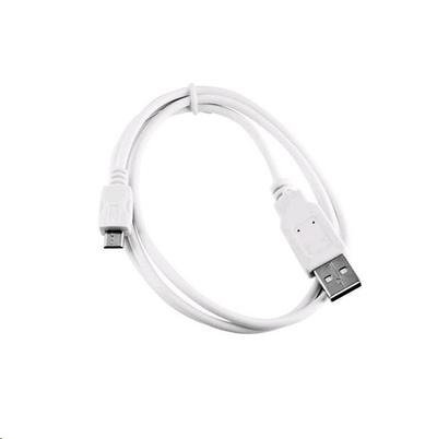Kabllo C-Tech USB A - MicroUSB CB-USB2M-20W, 2m, e bardhë