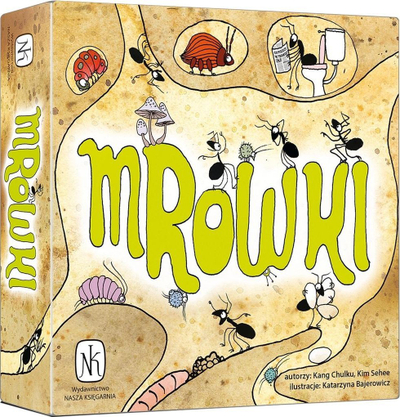 Lojë shahu me figura milingonash Ants, lojë tavoline, në polonisht