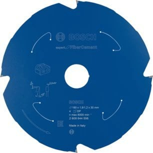 Teh rrethor Bosch Expert for Fibre Cement 2608644556, 190mm, vrimë 30mm, gri