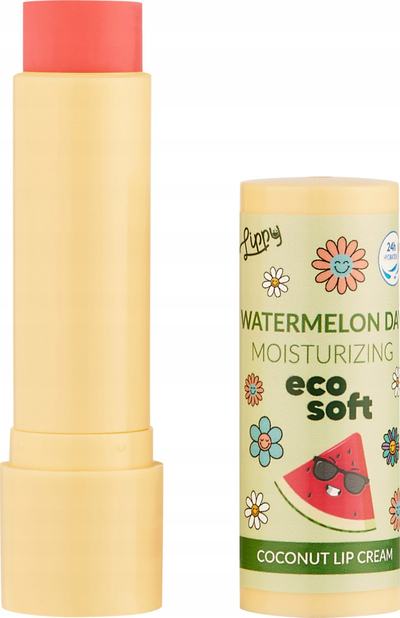 Krem buzësh Ecosoft Lippy Day Coconut Watermelon, 4.8 g