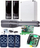 Set motorë për portë dykanatëshe Genius Sirocco 250 KIT, automatik, me telekomandë