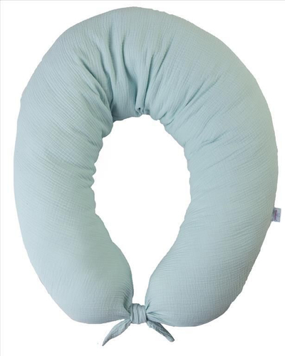 Jastëk për ushqy bebi BABYMATEX Moon Light, 260 cm, ngjyrë turkeze