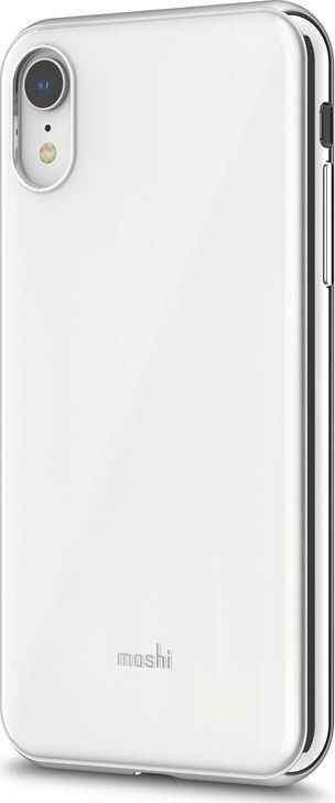 Mbrojtëse telefoni Moshi iGlaze për iPhone Xr, rezistente ndaj rënieve, Pearl White