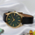 Orë për femra Seiko Quartz SWR080P1, e gjelbër