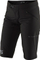 Pantallona të shkurtra çiklizmi 100% RIDECAMP Women, poliestër, DWR, të zeza, L
