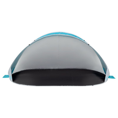 Çadër plazhi NILS CAMP NC3174, që çohet vetë, me mbrojtje UV, turquoise me gri