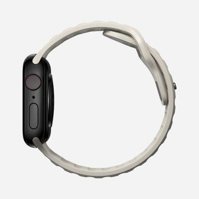 Rrip sportiv për Apple Watch, 41mm 42mm, gome FKM, ngjyra Stone