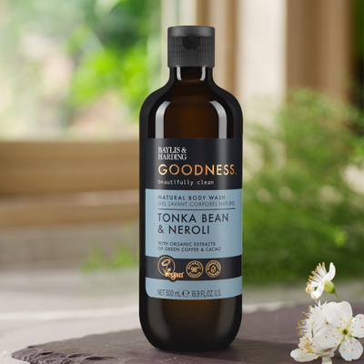 Xhel Dushi Baylis & Harding Goodness, Tonka Bean & Neroli, 500ml