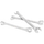 Set çelësa për gypa frenash Richmann C6406, 6 copë, 8-18 mm, argjend