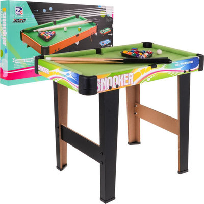 Tavolinë mini biliardi për kalamaj, set me aksesorë, MDF, e gjelbër