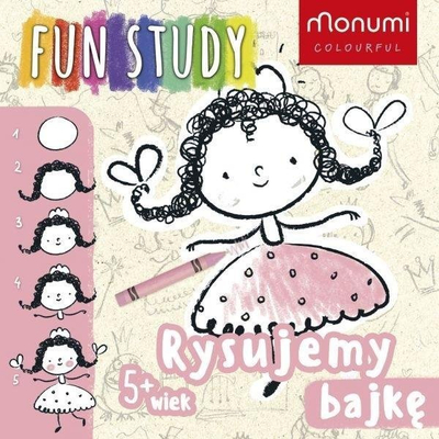 Тетратка за цртање за деца We Draw a Fairy Tale Vol. 2, креативен прирачник, бајки, шарен