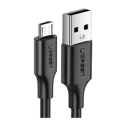 Kabllo USB Ugreen 60137, USB A në microUSB, 1.5m, e zezë