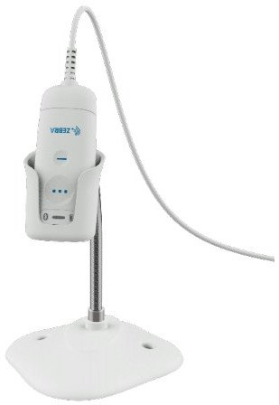 Mbajtëse Zebra Intellistand CS6080, gooseneck, për skaner barkodi, e bardhë